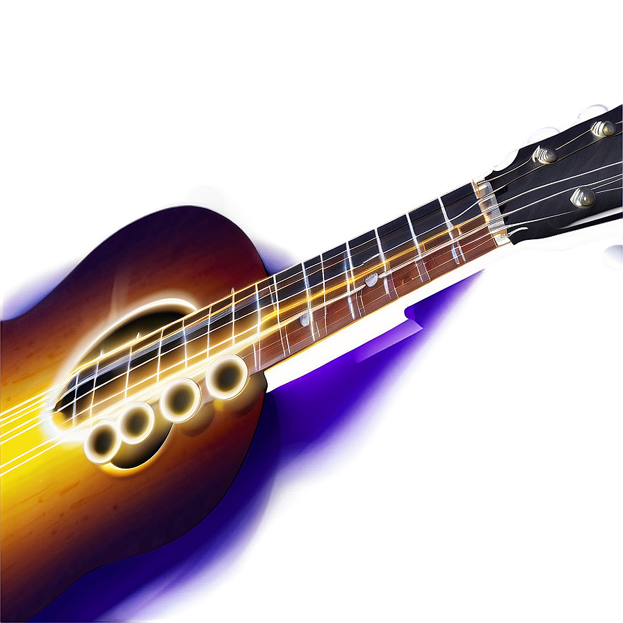 Glowing Guitar Strings Png Ops PNG Image