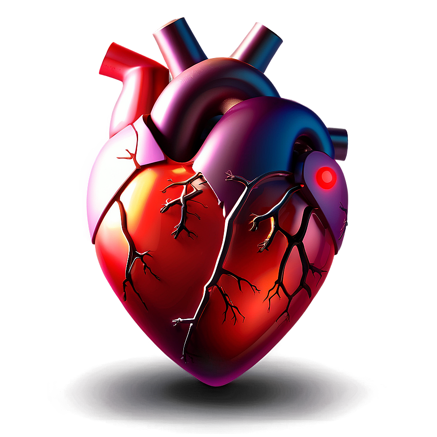 Glowing Heart Icon Png Luh PNG Image