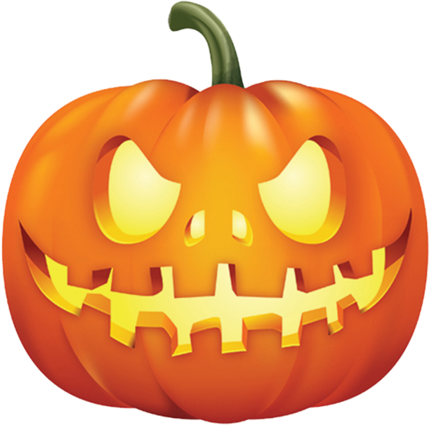 Glowing Jack O Lantern Emoji PNG Image