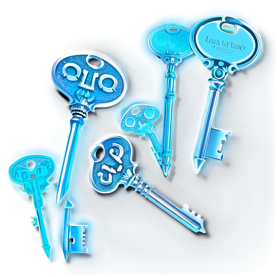 Glowing Keys Png 05242024 PNG Image