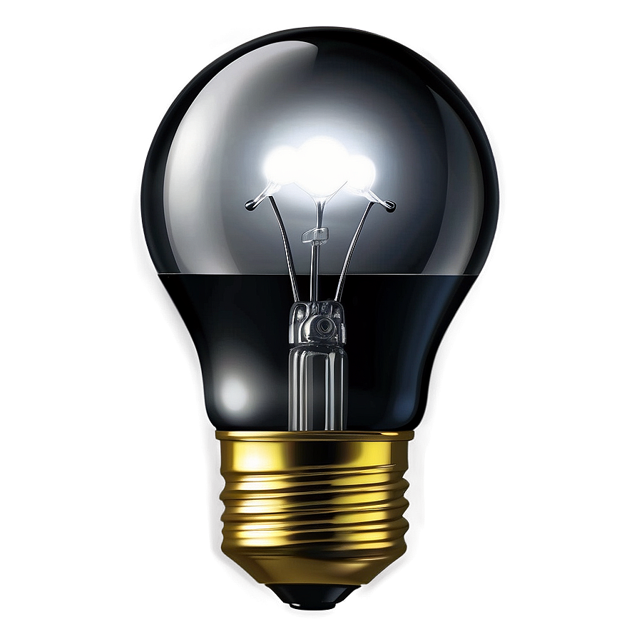 Glowing Light Bulb Idea Png Btj PNG Image