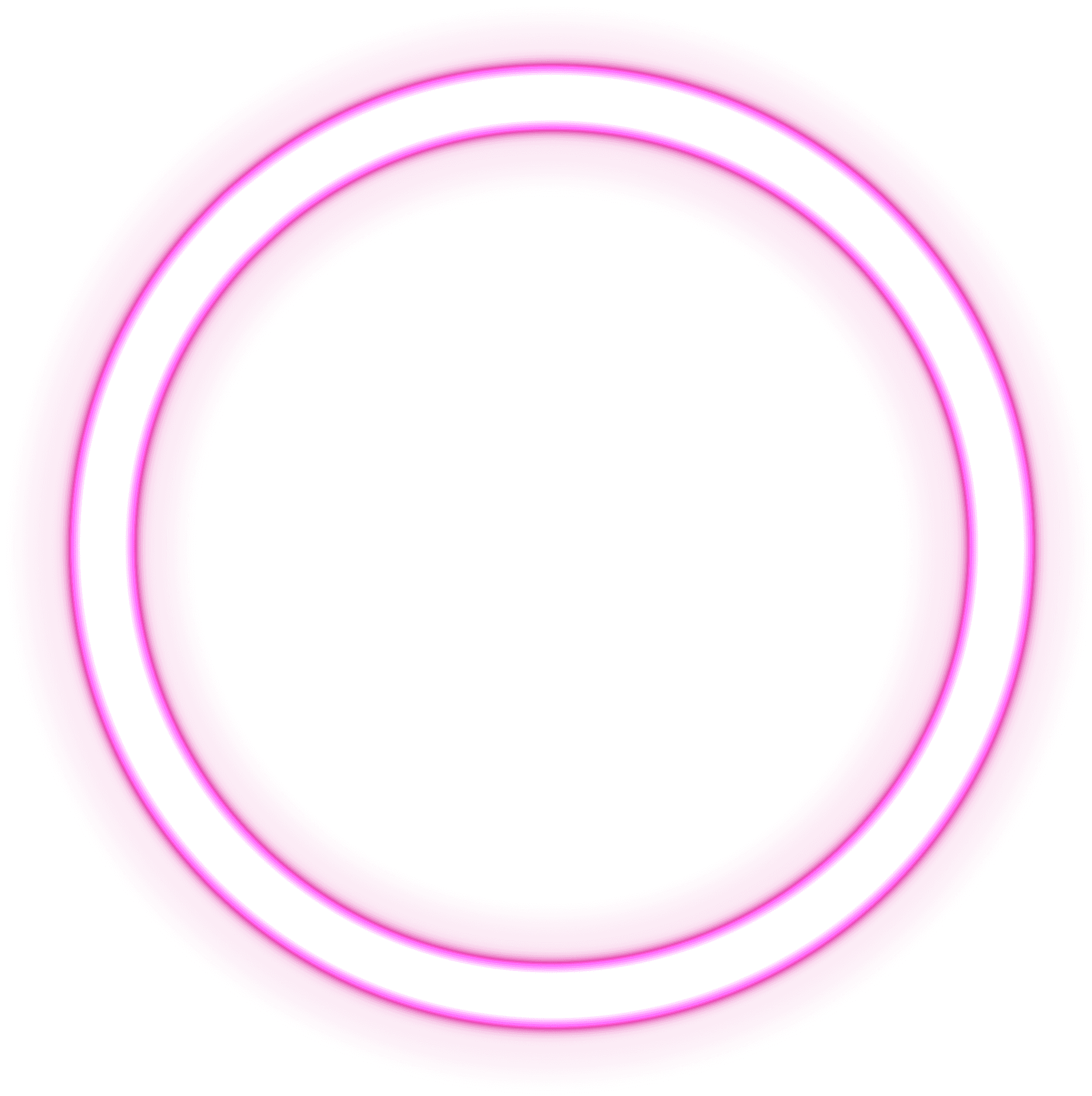 Glowing Pink Circle Graphic PNG Image