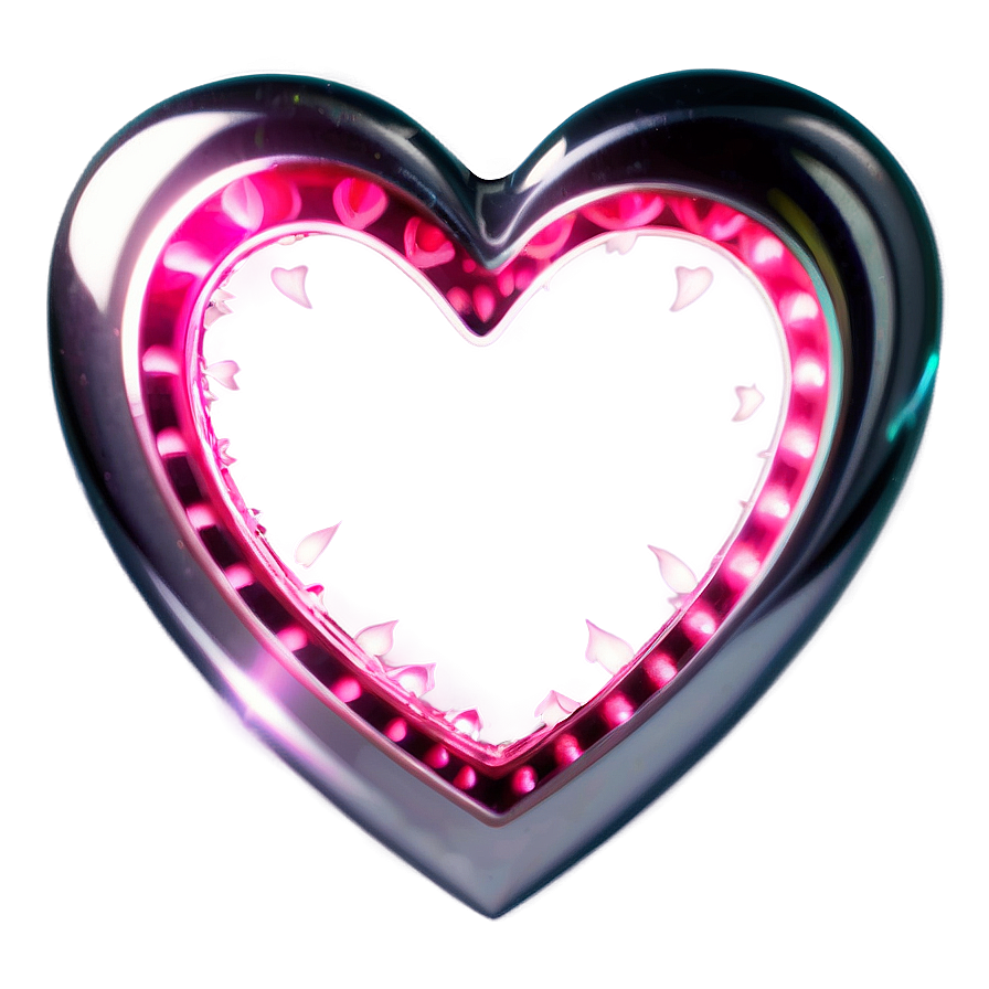 Glowing Pink Hearts Png Bdf42 PNG Image