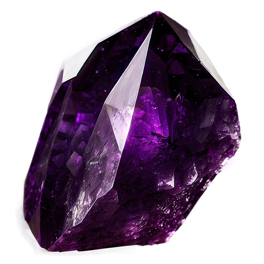 Glowing Purple Amethyst Crystal Png Won10 PNG Image