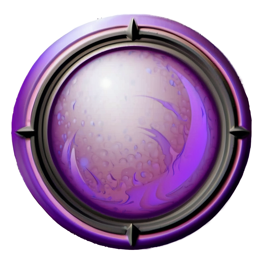 Glowing Purple Circle Emblem Png 34 PNG Image