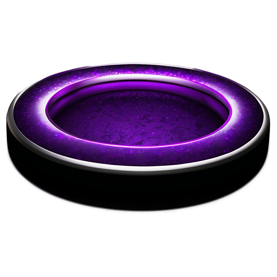 Glowing Purple Circle Emblem Png Uyy42 PNG Image