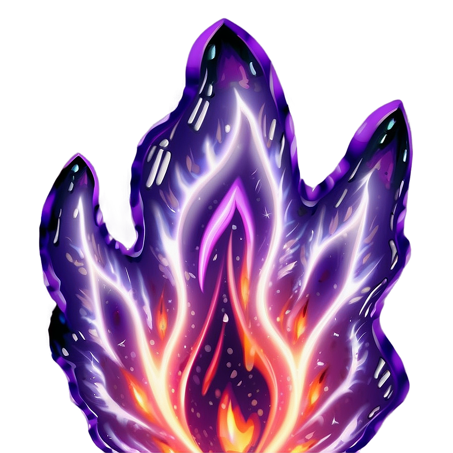 Glowing Purple Flame Png 8 PNG Image