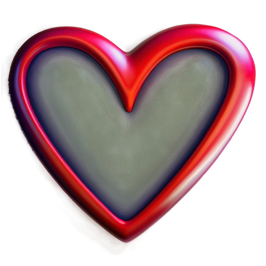 Glowing Red Heart Png 05242024 PNG Image