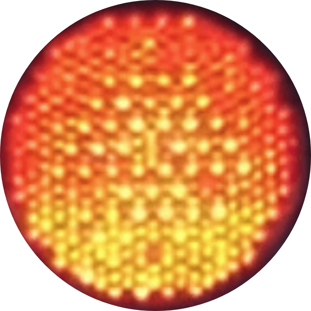 Glowing Red Sphere Texture PNG Image