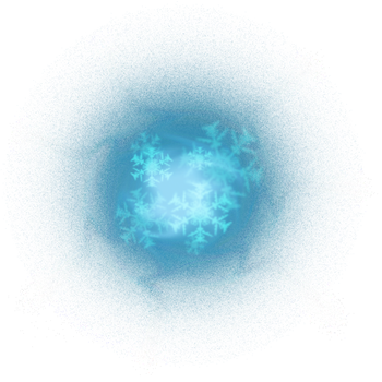 Glowing Snowflake Design PNG Image