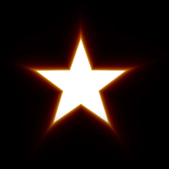 Glowing Star Graphic PNG Image