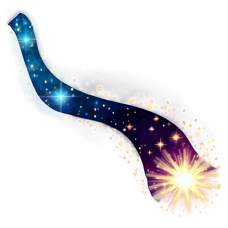 Glowing Stardust Trail Png Nnj PNG Image