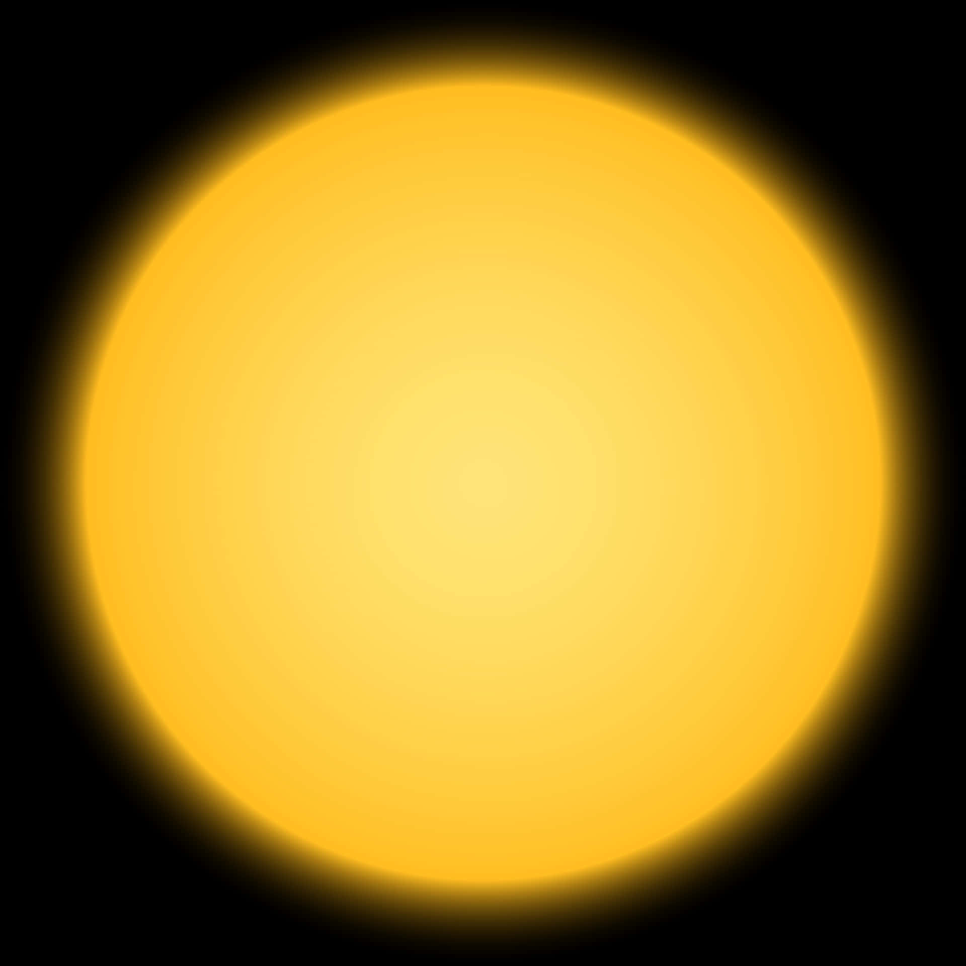 Glowing Sun Graphic PNG Image