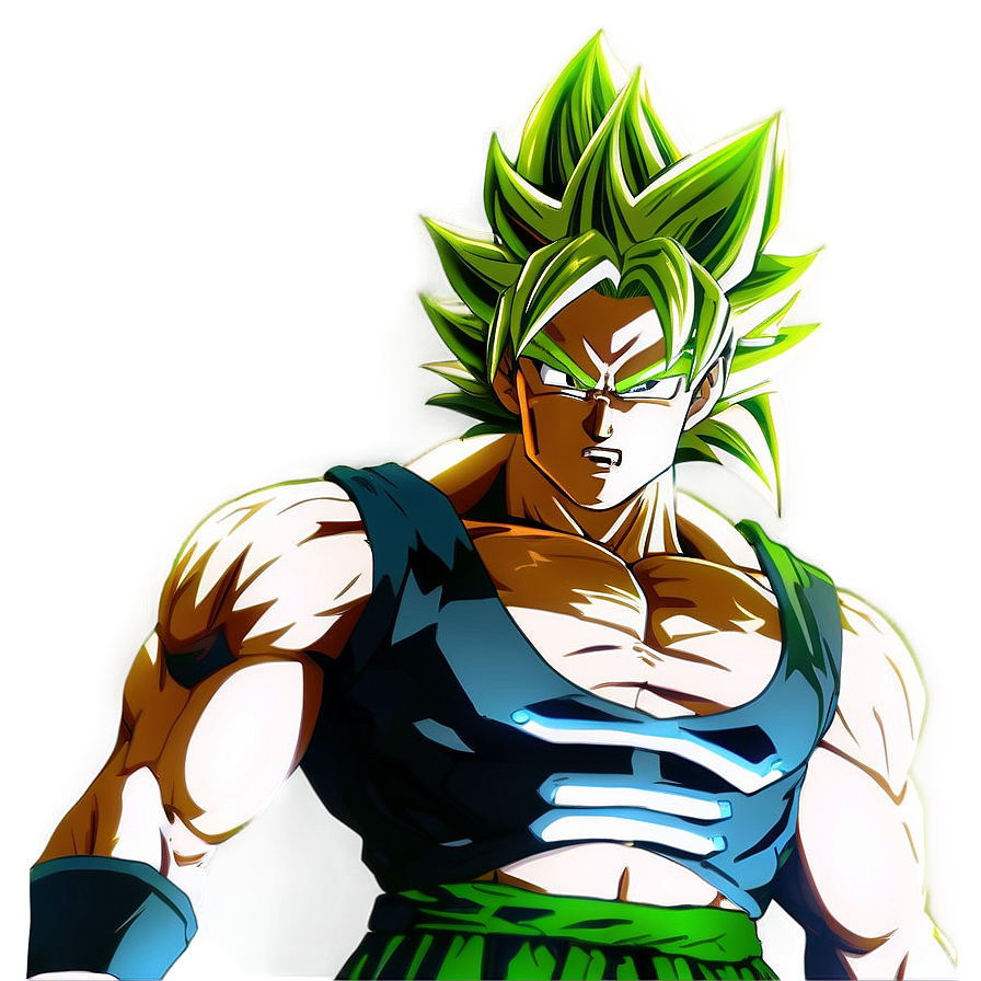 Glowing Super Saiyan Hair Png Pky25 PNG Image