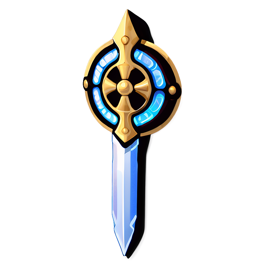 Glowing Sword And Shield Image Png Yee84 PNG Image