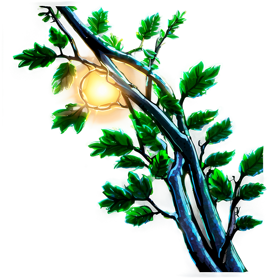 Glowing Tree Branch Png 05252024 PNG Image