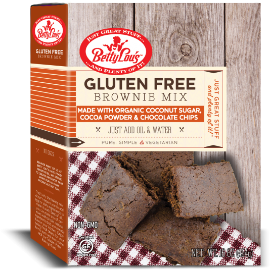 Gluten Free Brownie Mix Betty Lous Product PNG Image