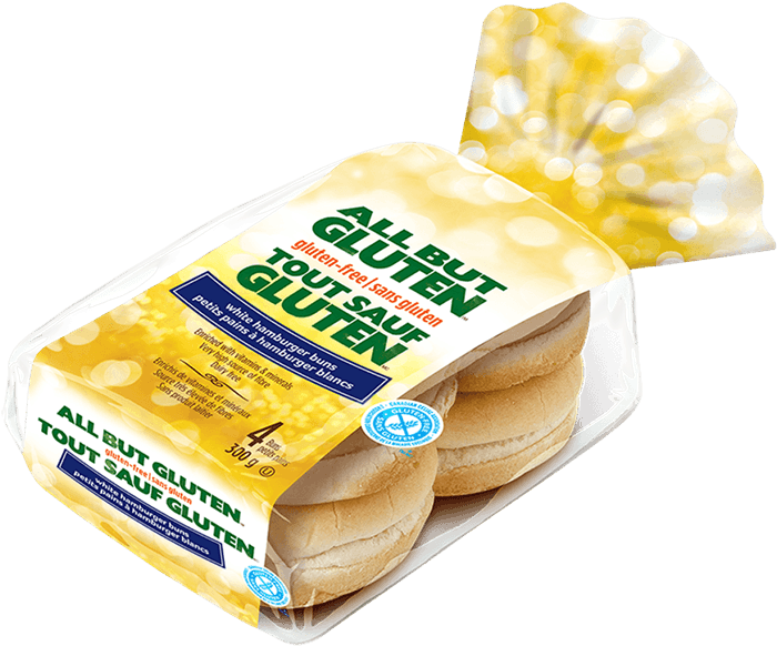 Gluten Free Hamburger Buns Packaging PNG Image