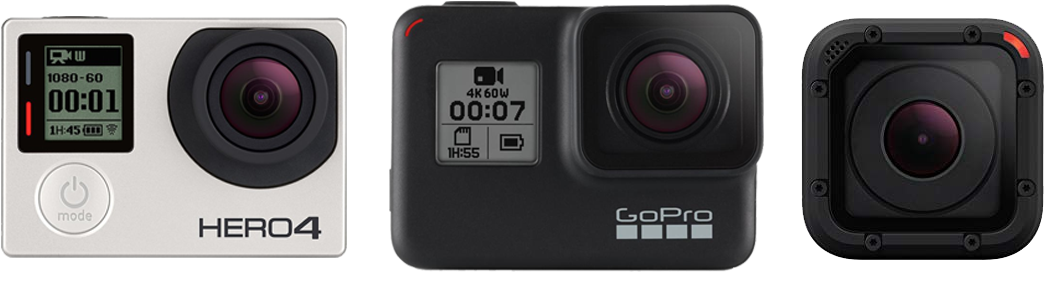 Go Pro Hero4 Action Cameras PNG Image