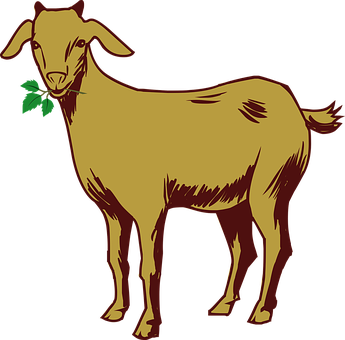 Goat_ Illustration_ Vector_ Art PNG Image