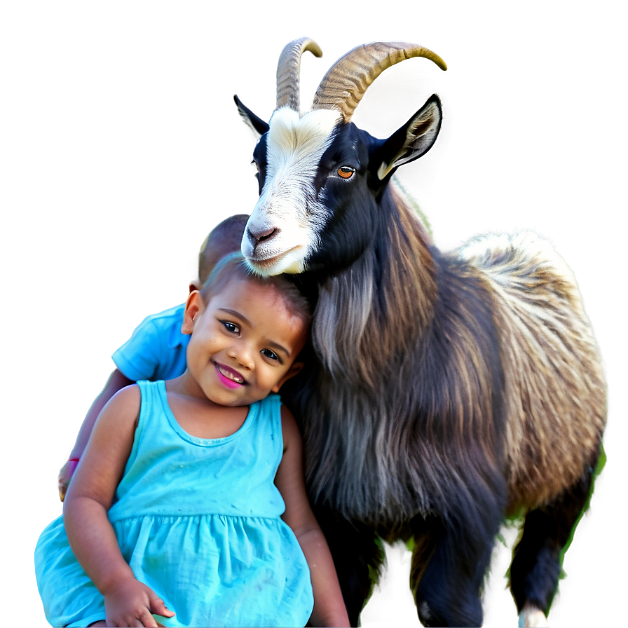 Goat With Kids Png Xxw58 PNG Image