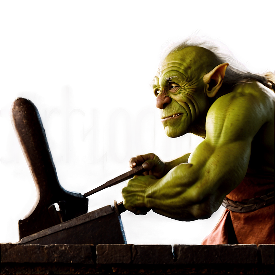 Goblin Blacksmith At Work Png 05252024 PNG Image