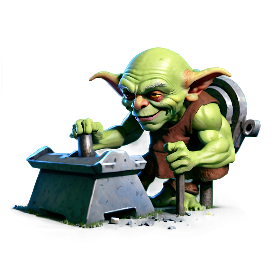 Goblin Blacksmith At Work Png 39 PNG Image