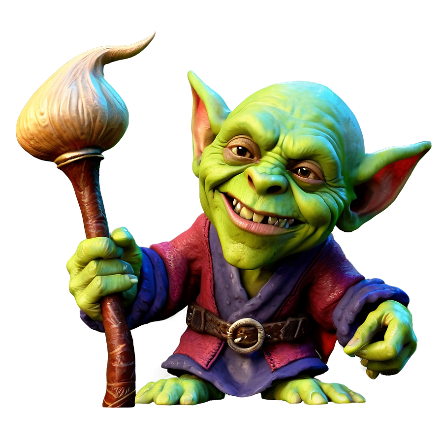 Goblin Sorcerer Casting Png Ejt PNG Image