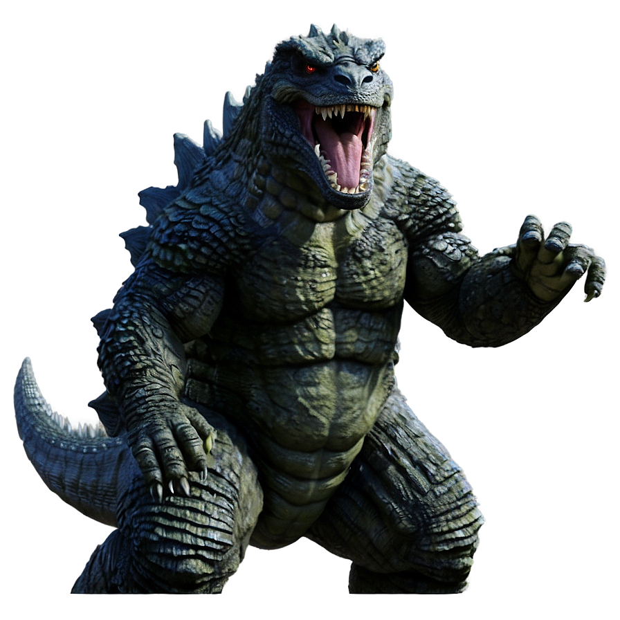 Godzilla 2014 Rage Mode Png Vvd22 PNG Image