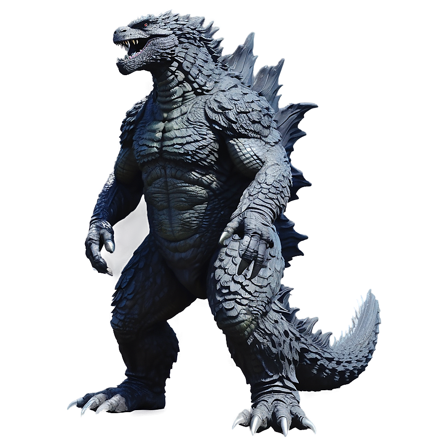 Godzilla 2014 Towering Figure Png 06292024 PNG Image