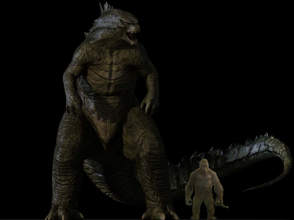 Godzilla_ Scale_ Comparison PNG Image