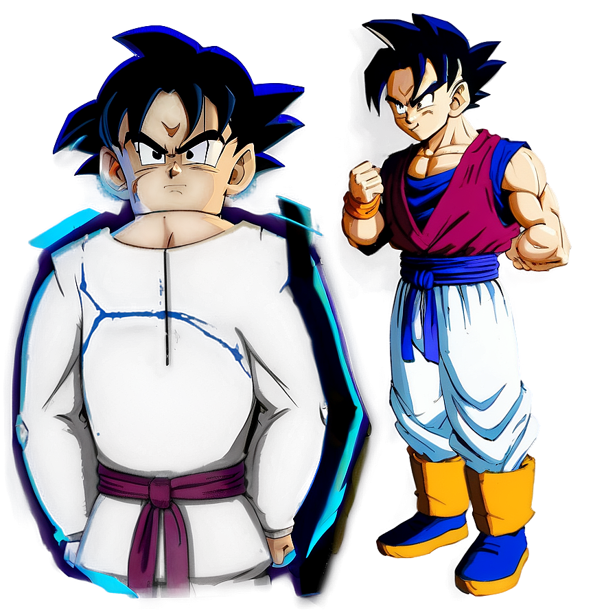 Gohan's Reflective Moment Png Xew PNG Image