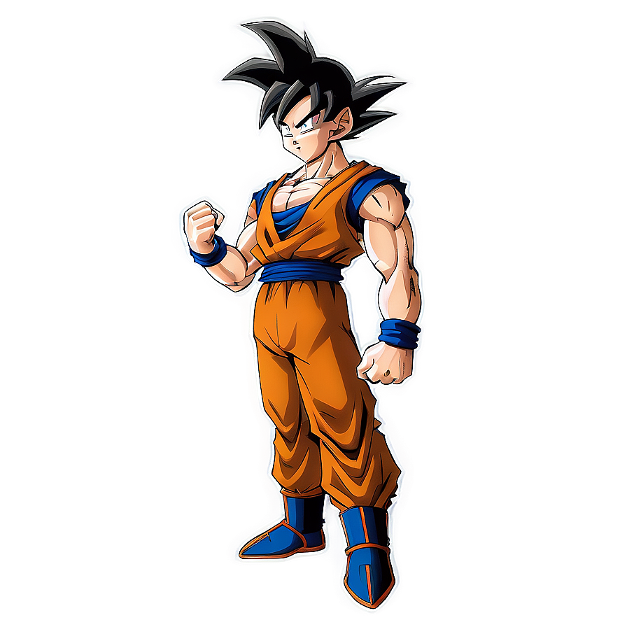 Goku Confident Stand Png 06292024 PNG Image