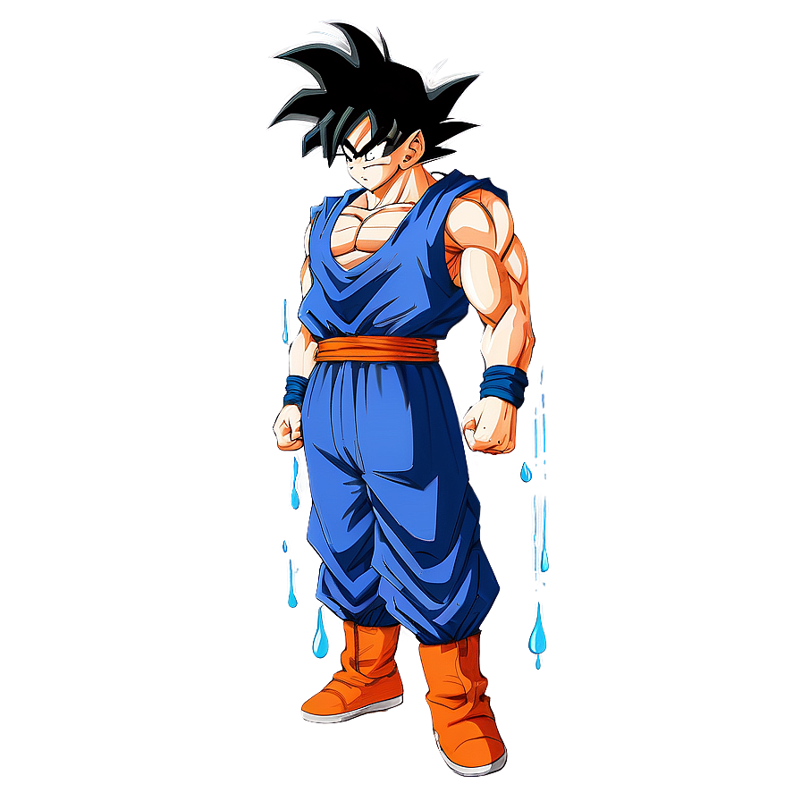 Goku Drip Casual Style Png 75 PNG Image