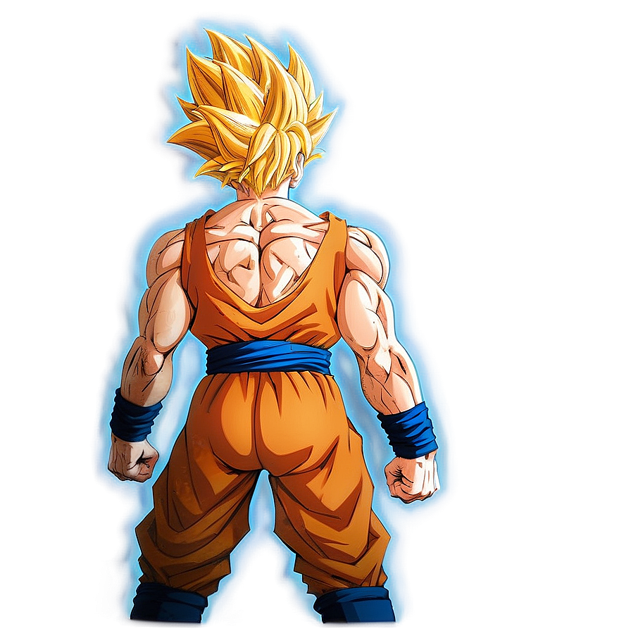 Goku Hair Back View Png 29 PNG Image