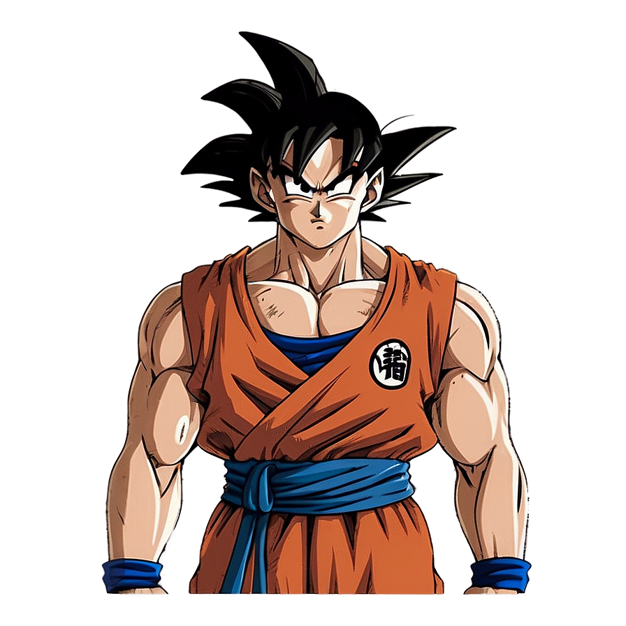 Goku Hair Front View Png Shl26 PNG Image