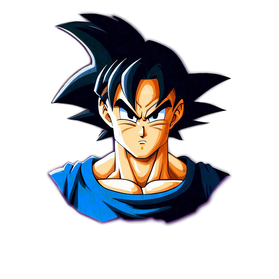 Goku Hair Front View Png Wrx57 | PNGimages.com