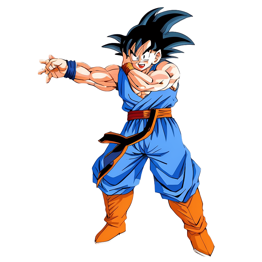 Goku In Battle Pose Png 97 PNG Image