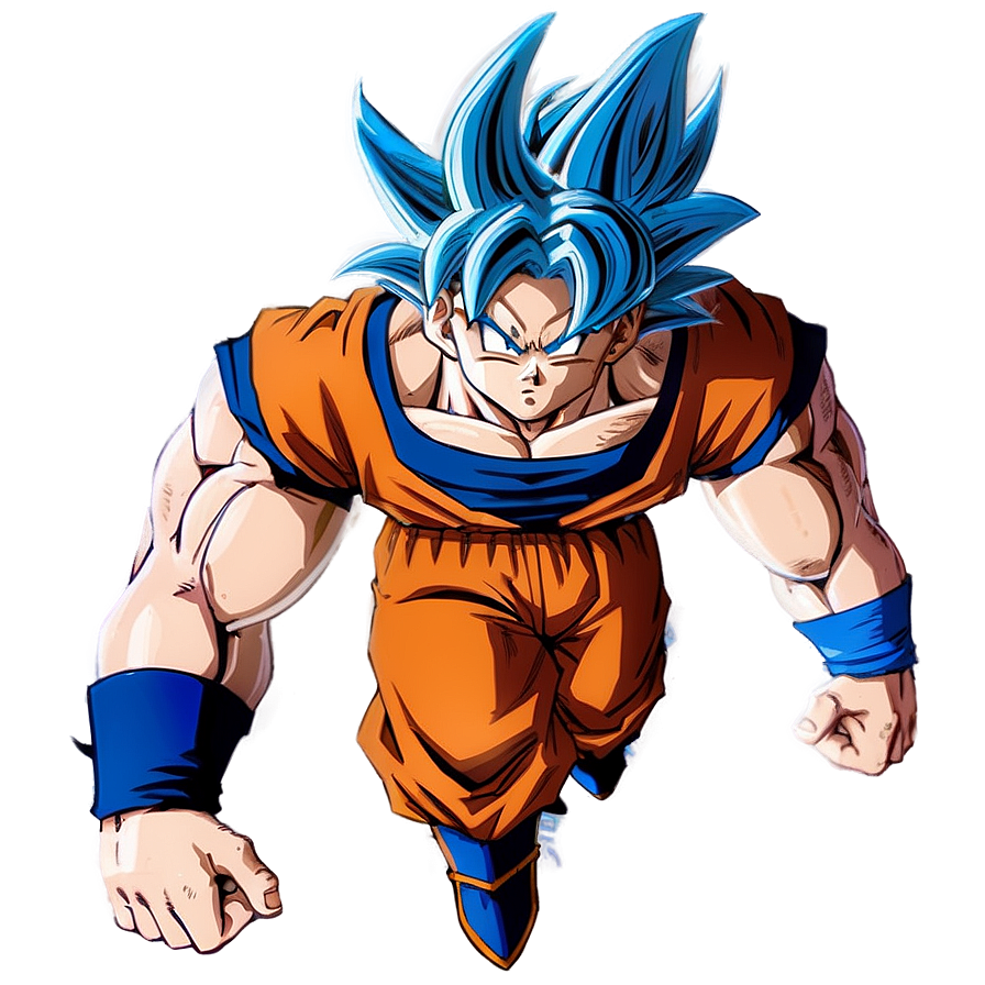 Goku In Mui Battle Damage Png 50 PNG Image