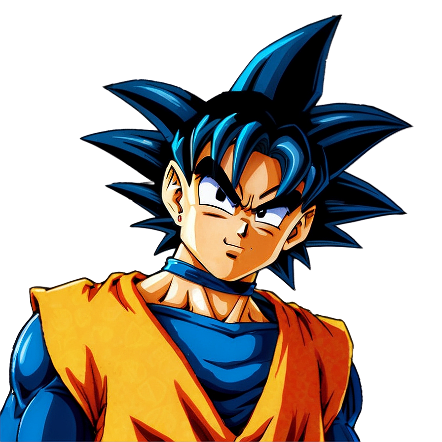 Goku Manga Victory Pose Png Fgn PNG Image