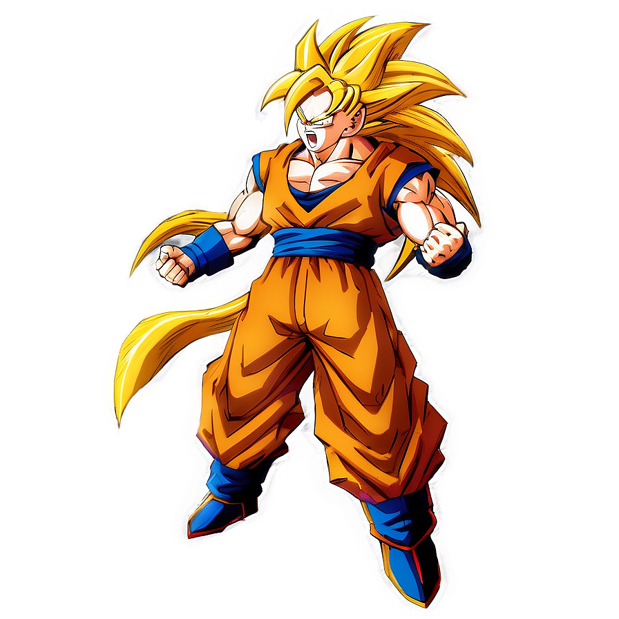 Goku's Ssj3 Moment Of Glory Png Cig85 PNG Image