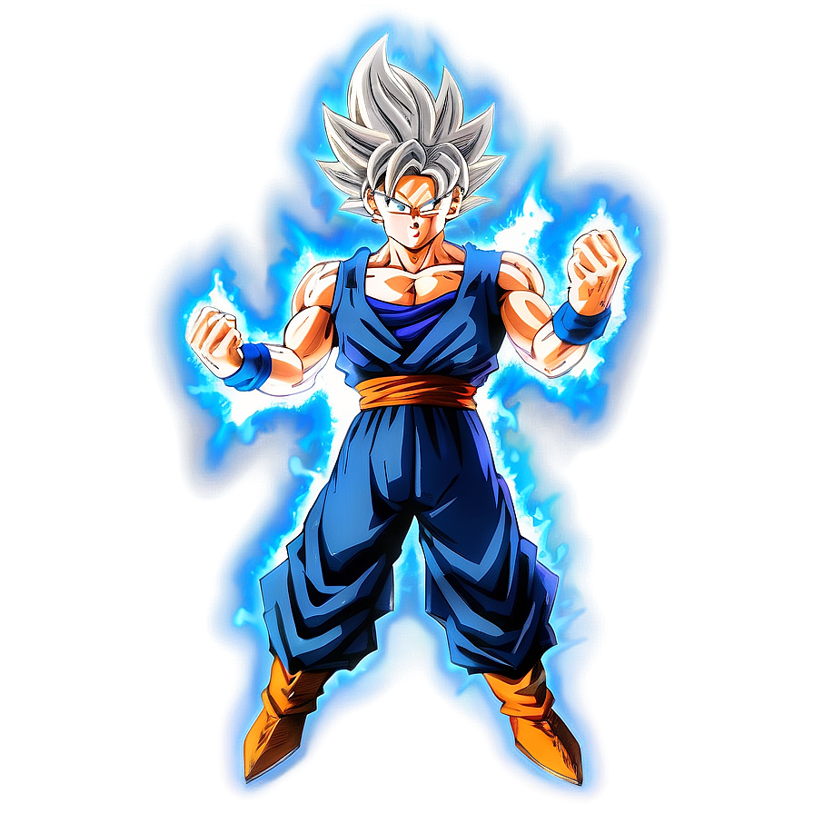 Goku Silver Ultra Instinct Png Fdd PNG Image