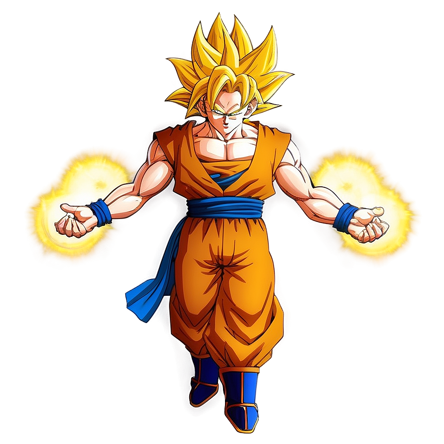 Goku Ssj3 With Energy Sphere Png 06252024 PNG Image