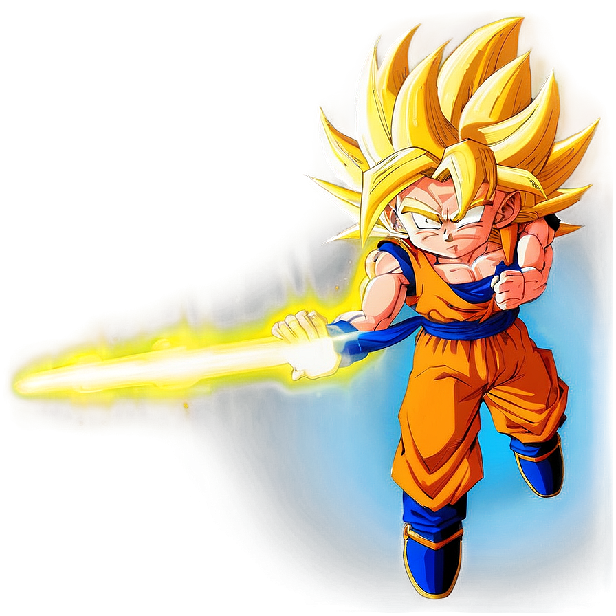 Goku Ssj3 With Energy Sphere Png 30 PNG Image