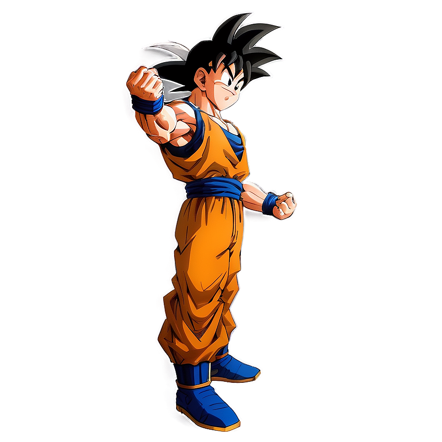 Goku Standing Strong Png 14 PNG Image