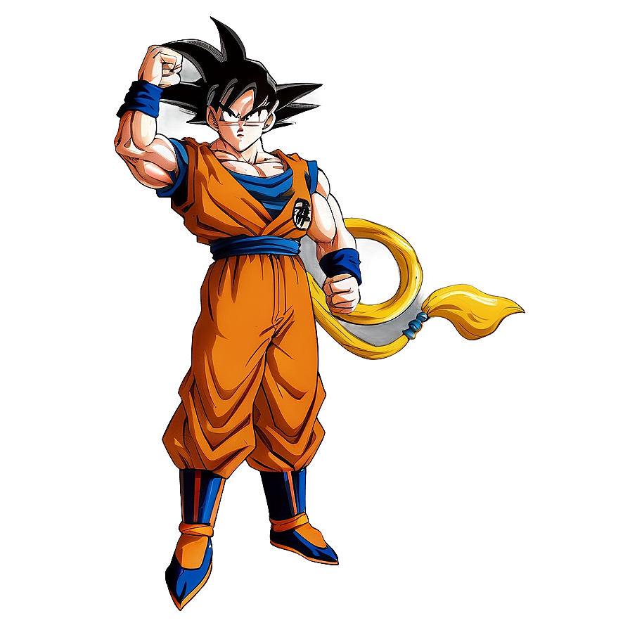 Goku Standing With Power Png 06292024 PNG Image