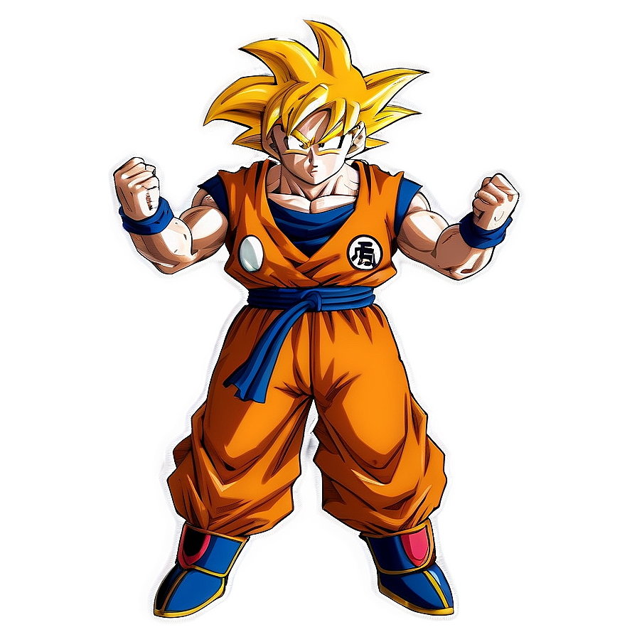 Goku Standing With Power Png 06292024 PNG Image