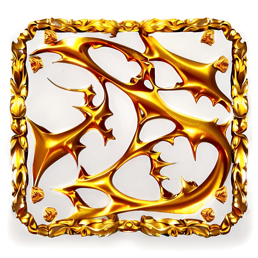 Gold Abstract Pattern Png Xbn PNG Image