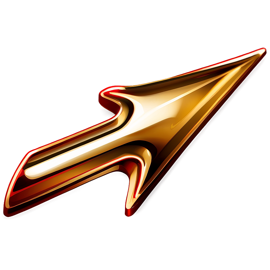 Gold Arrow Button Icon Png 06212024 PNG Image