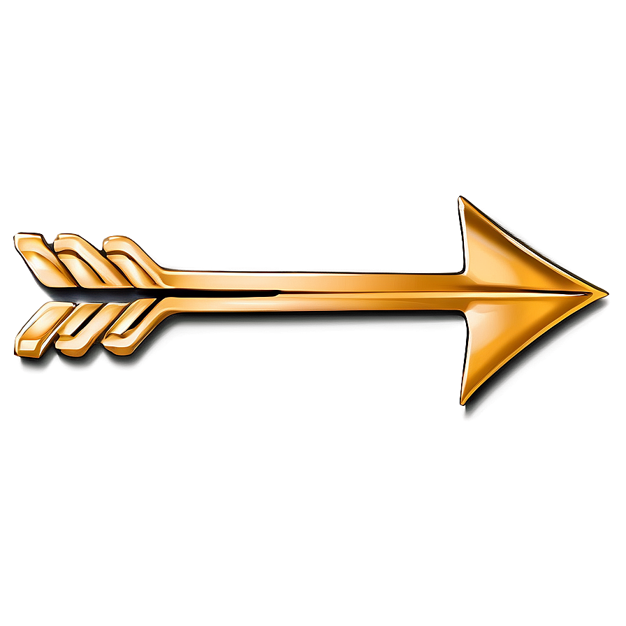 Gold Arrow For Logo Design Png Fnd42 PNG Image